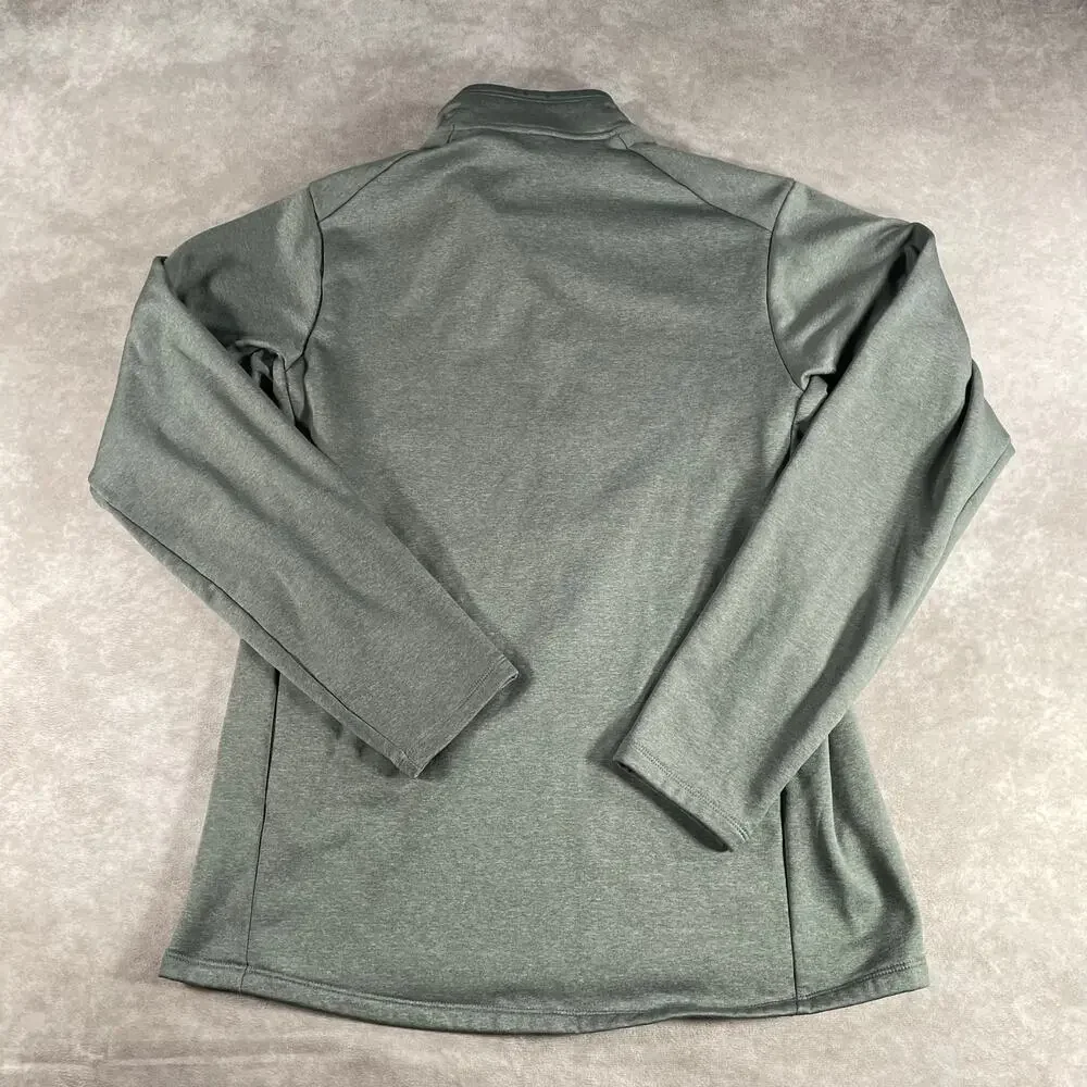 Patagonia MEN'S R1 Regulator Daily Zip-Neck Pullover Sz Medium Grey Sweater